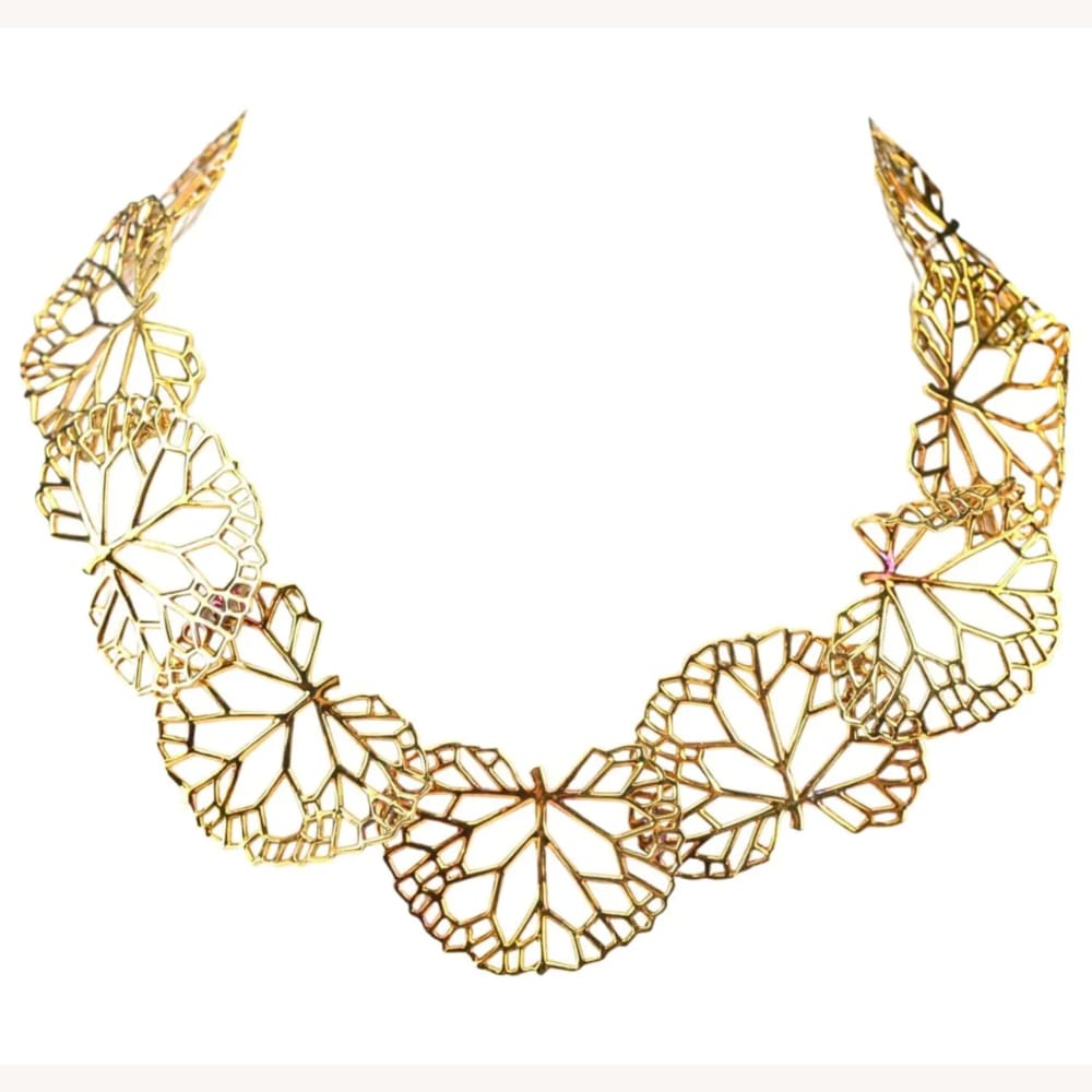 Gold Lily Pad Necklace Angela Cummings - Golconda Jewelry