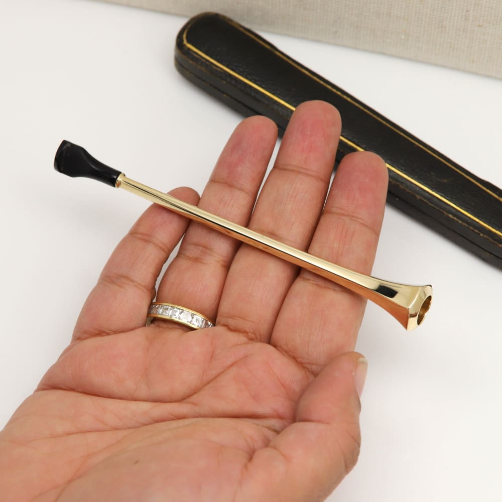 Art Deco Gold Cigarette Holder - Golconda Jewelry