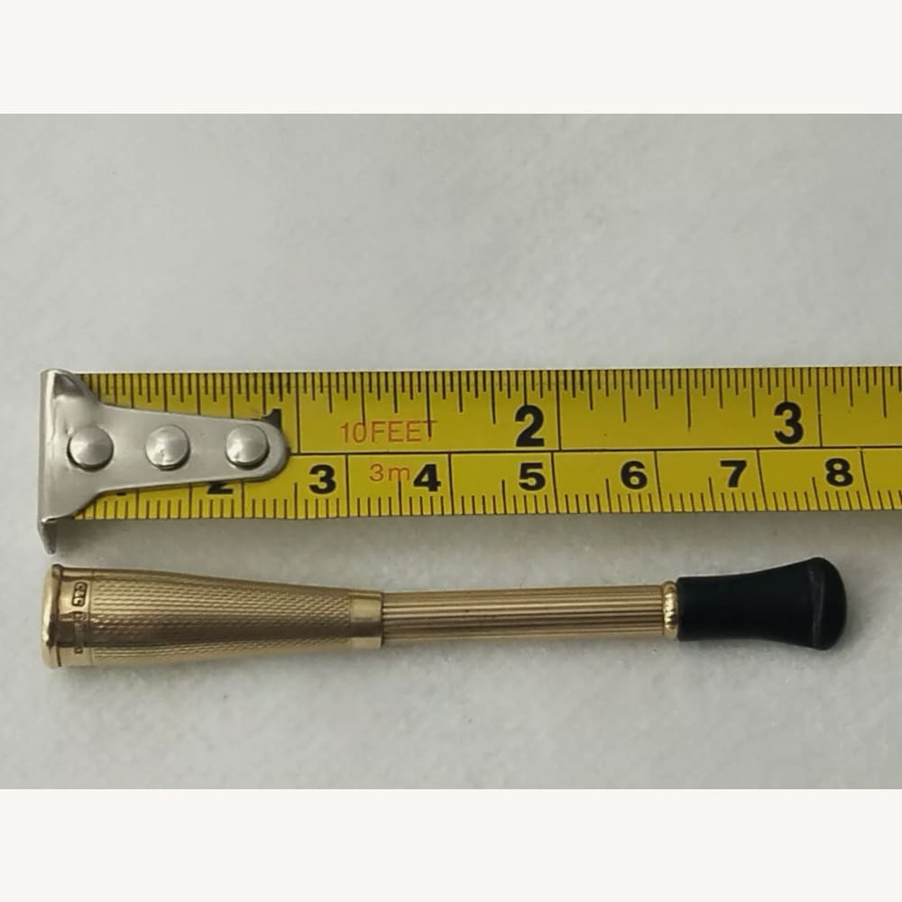 Vintage English Rose Gold Cigarette Holder - Golconda Jewelry