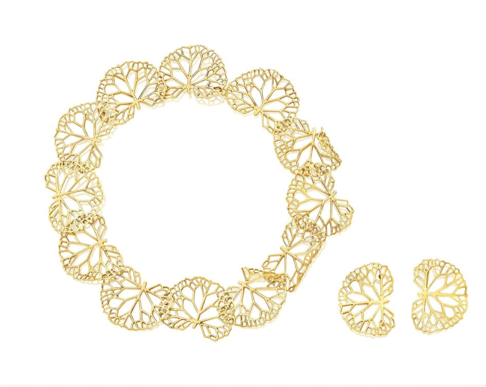 Gold Lily Pad Necklace Angela Cummings - Golconda Jewelry