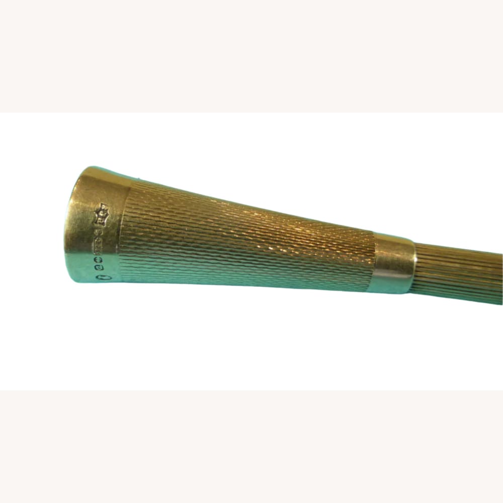 Mid Century Gold &amp; Bakelite Telescoping Cigarette Holder S J Rose - Golconda Jewelry