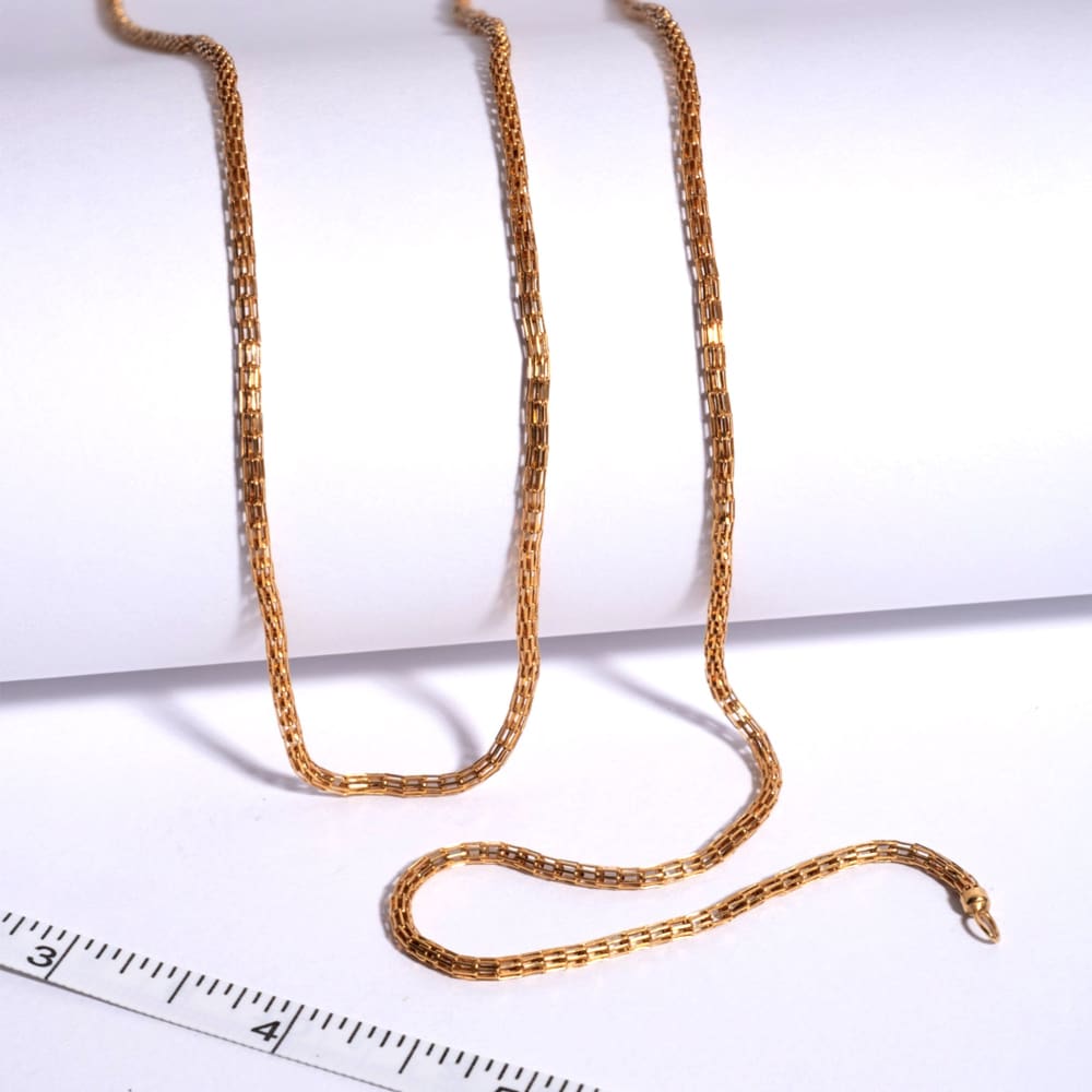 Rare Cage Link Necklace - Jewelry - Golconda Jewelry