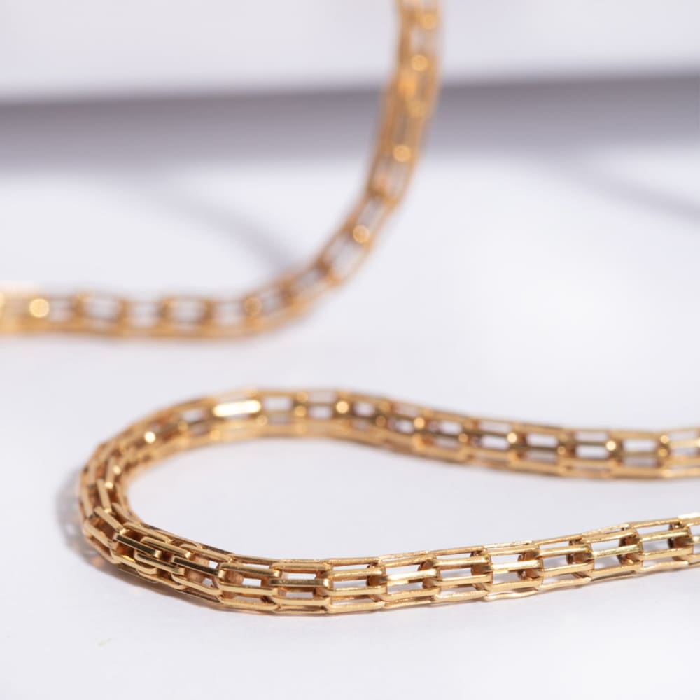 Rare Cage Link Necklace - Jewelry - Golconda Jewelry