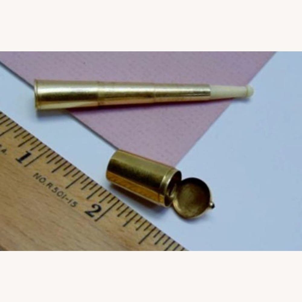 Mid-Century 14K Gold Telescoping Cigarette Holder & Pendant Case - Golconda Jewelry