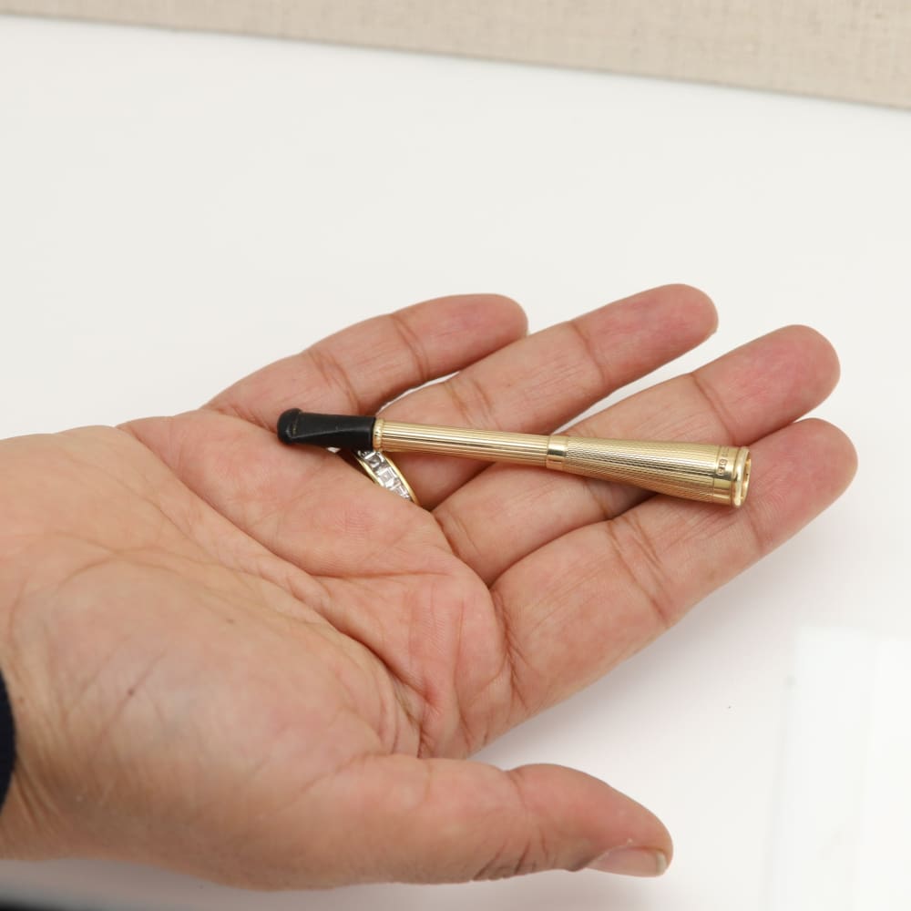 Vintage English Rose Gold Cigarette Holder - Golconda Jewelry