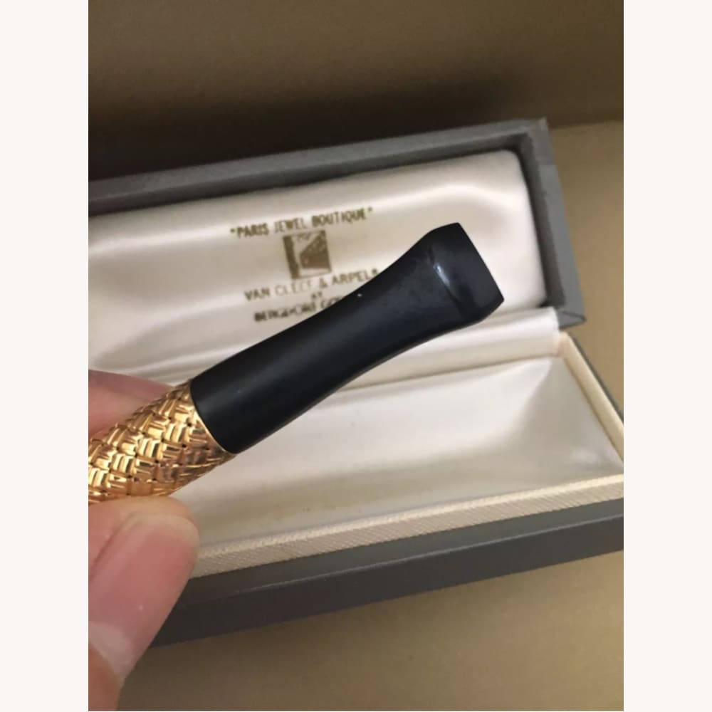 Vintage Gold & Ebony Cigarette Holder Van Cleef & Arpels - Golconda Jewelry