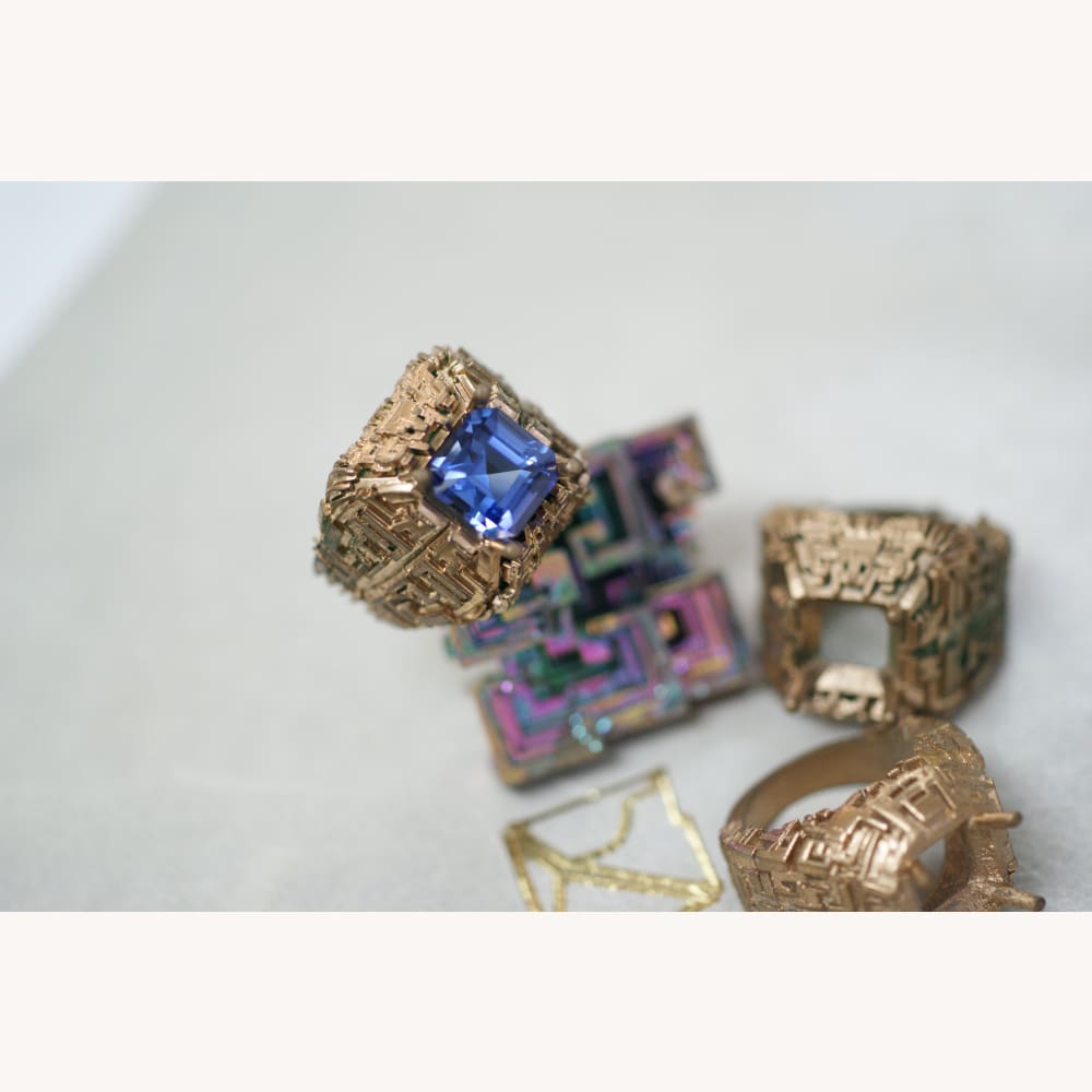 Mayan Matrix Talisman Ring - 5 - Golconda Jewelry
