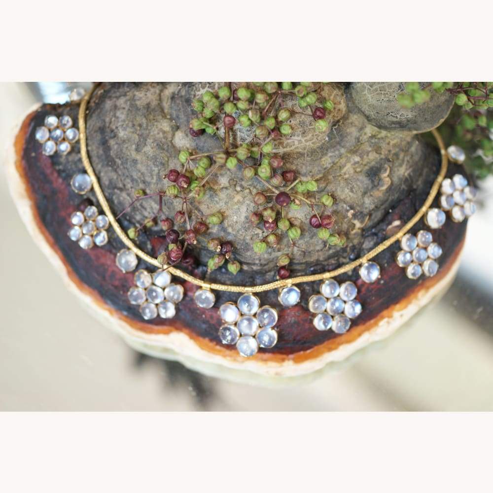 Moonstone Flowerheads - Golconda Jewelry