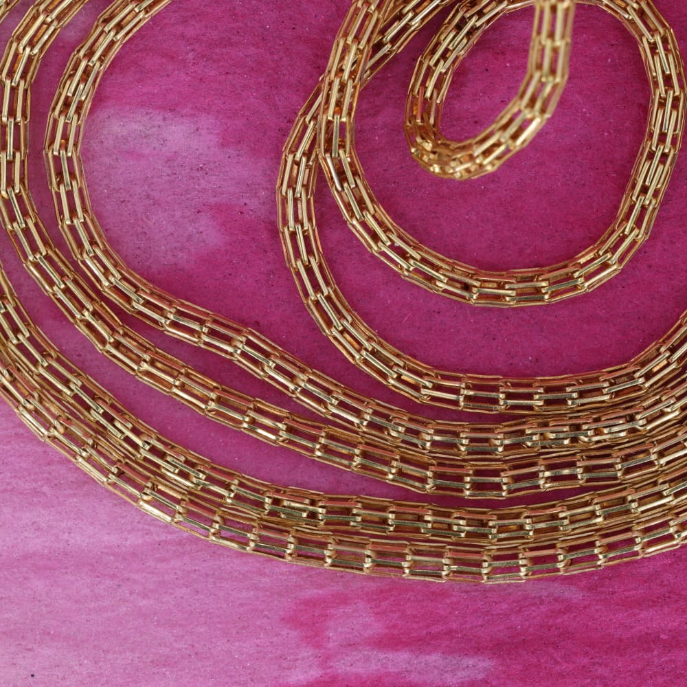 Rare Cage Link Necklace - Jewelry - Golconda Jewelry
