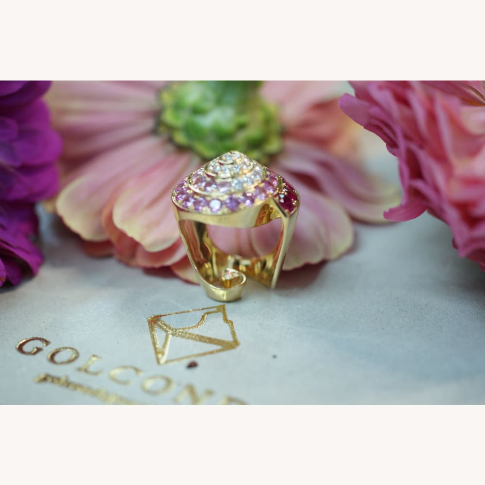 The Marguerite Promise Ring - Golconda Jewelry
